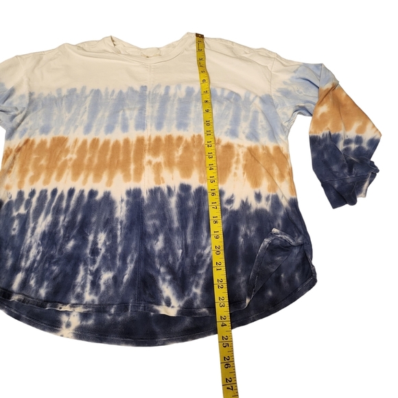 Madewell Delancy Dip Tie-Dye Long Sleeve Shirt Size M - Picture 8 of 11